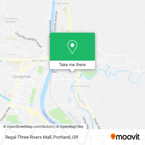 Regal Three Rivers Mall map