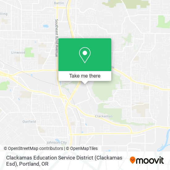 Clackamas Education Service District (Clackamas Esd) map