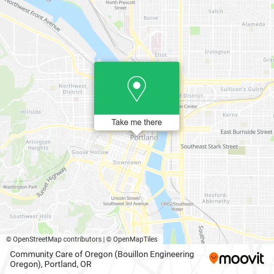 Community Care of Oregon (Bouillon Engineering Oregon) map