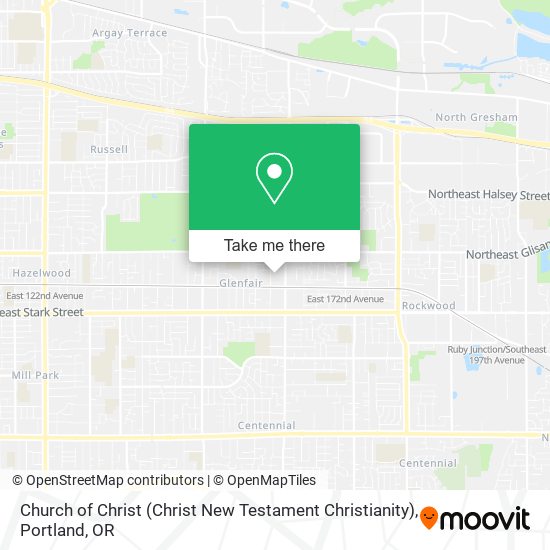 Mapa de Church of Christ (Christ New Testament Christianity)