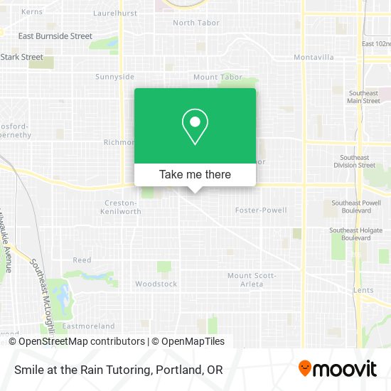 Smile at the Rain Tutoring map