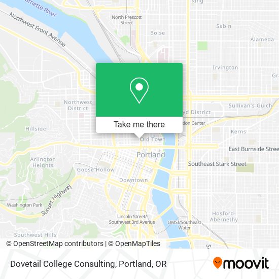 Mapa de Dovetail College Consulting