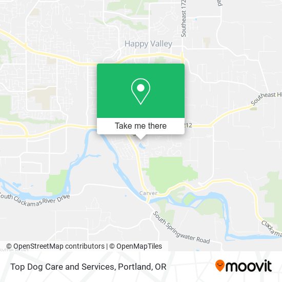 Top Dog Care and Services map