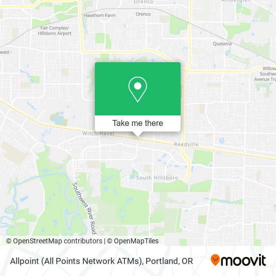 Allpoint (All Points Network ATMs) map