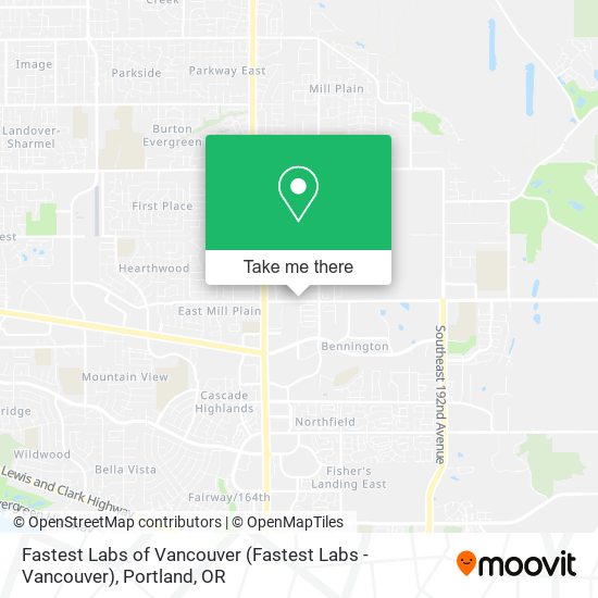 Fastest Labs of Vancouver map