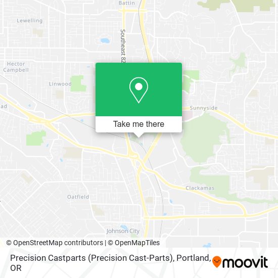 Mapa de Precision Castparts (Precision Cast-Parts)