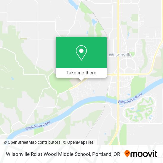 Wilsonville Rd at Wood Middle School map