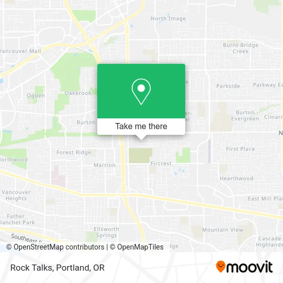 Rock Talks map