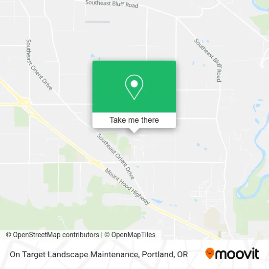 On Target Landscape Maintenance map