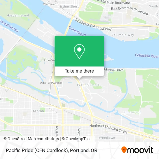 Pacific Pride (CFN Cardlock) map