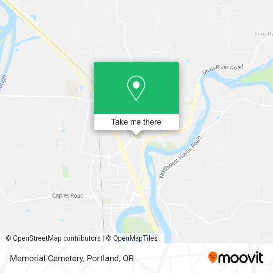 Memorial Cemetery map