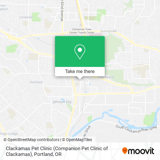 Clackamas Pet Clinic (Companion Pet Clinic of Clackamas) map