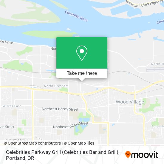 Mapa de Celebrities Parkway Grill (Celebrities Bar and Grill)