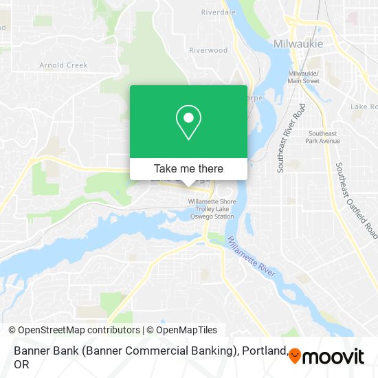 Mapa de Banner Bank (Banner Commercial Banking)