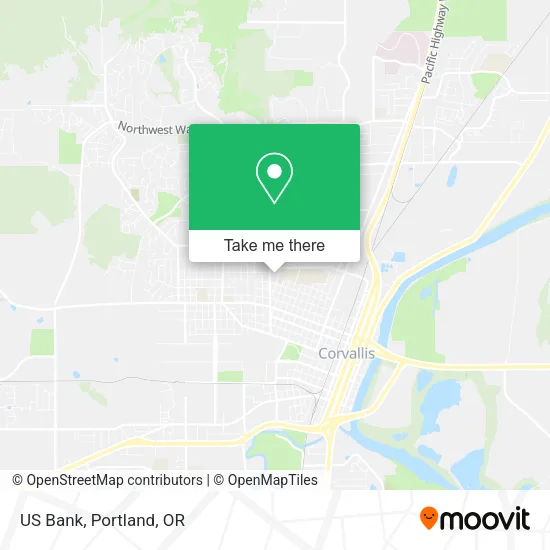 Mapa de US Bank