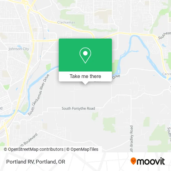 Portland RV map