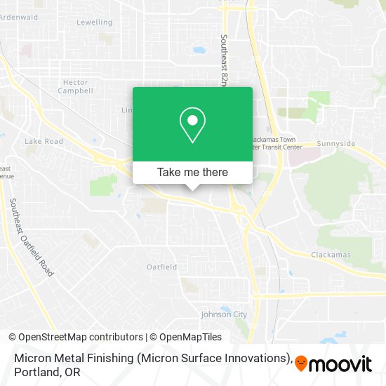 Micron Metal Finishing (Micron Surface Innovations) map