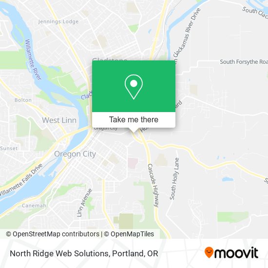North Ridge Web Solutions map