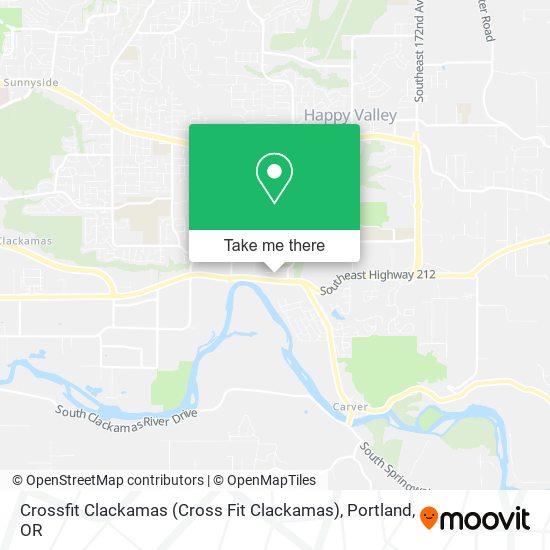 Crossfit Clackamas (Cross Fit Clackamas) map