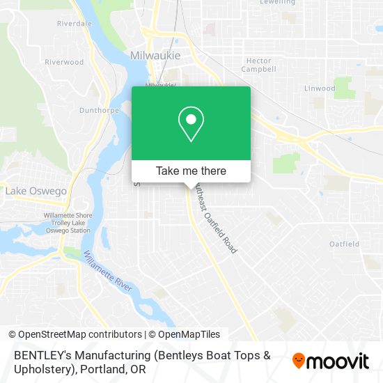 BENTLEY's Manufacturing (Bentleys Boat Tops & Upholstery) map