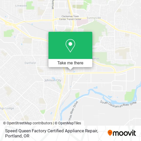 Mapa de Speed Queen Factory Certified Appliance Repair