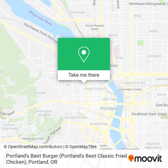 Portland's Best Burger (Portland's Best Classic Fried Chicken) map