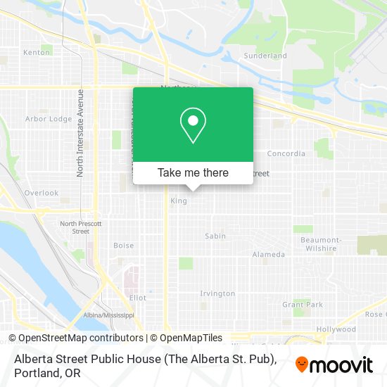 Mapa de Alberta Street Public House (The Alberta St. Pub)