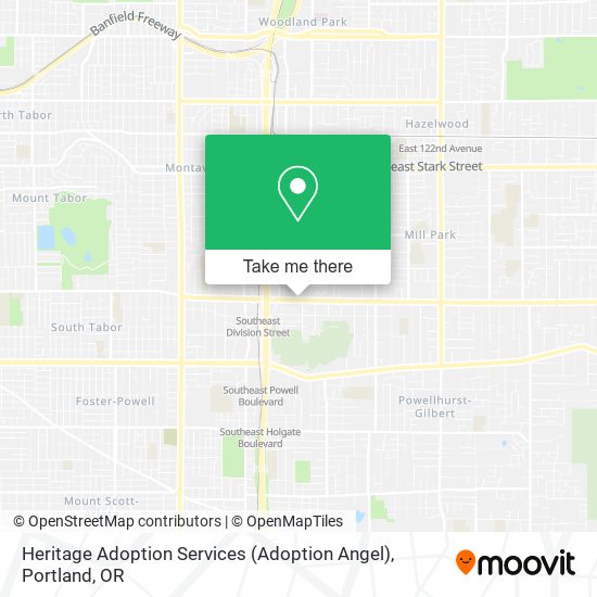 Mapa de Heritage Adoption Services (Adoption Angel)