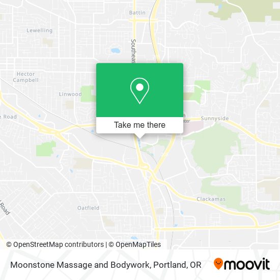 Moonstone Massage and Bodywork map