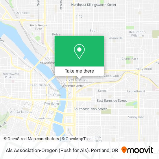 Als Association-Oregon (Push for Als) map