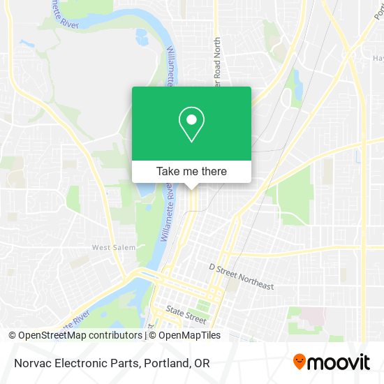 Norvac Electronic Parts map