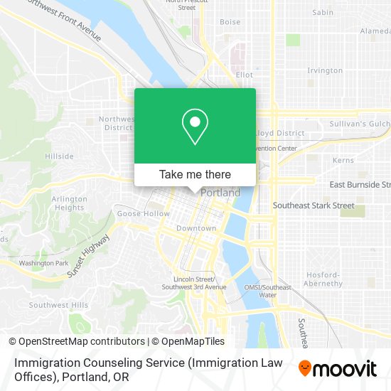 Immigration Counseling Service (Immigration Law Offices) map