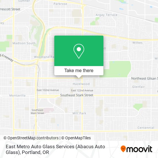 Mapa de East Metro Auto Glass Services (Abacus Auto Glass)