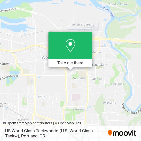 US World Class Taekwondo (U.S. World Class Taekw) map