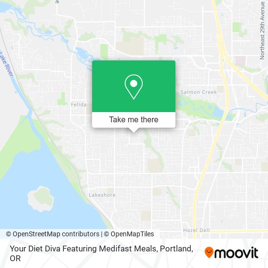 Mapa de Your Diet Diva Featuring Medifast Meals