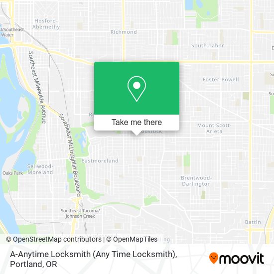 Mapa de A-Anytime Locksmith (Any Time Locksmith)