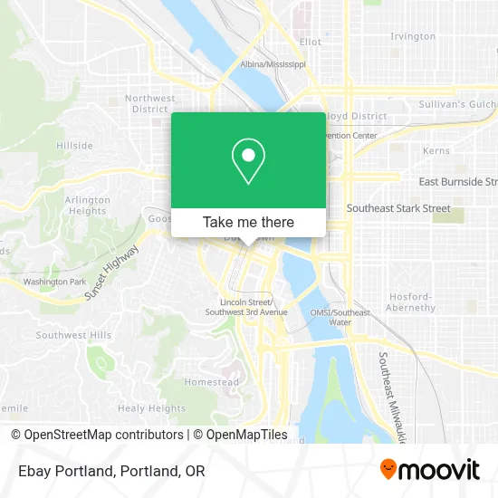 Ebay Portland map