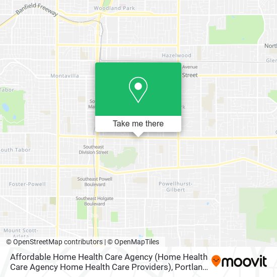 Affordable Home Health Care Agency map