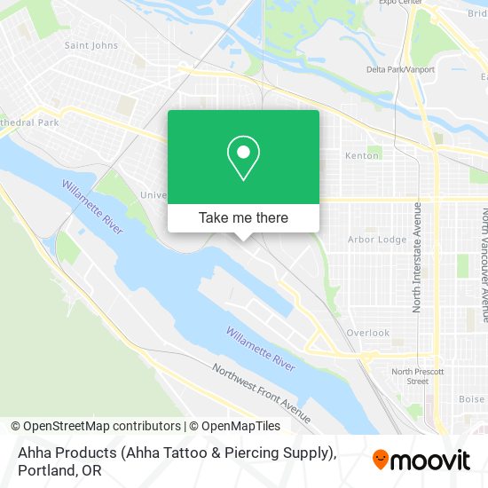 Mapa de Ahha Products (Ahha Tattoo & Piercing Supply)