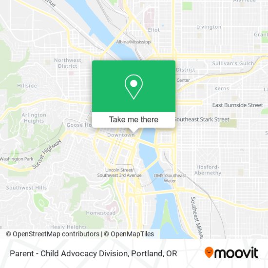 Parent - Child Advocacy Division map