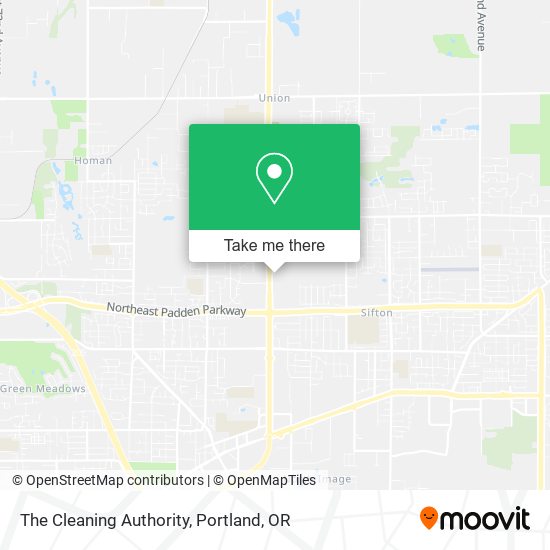 The Cleaning Authority map