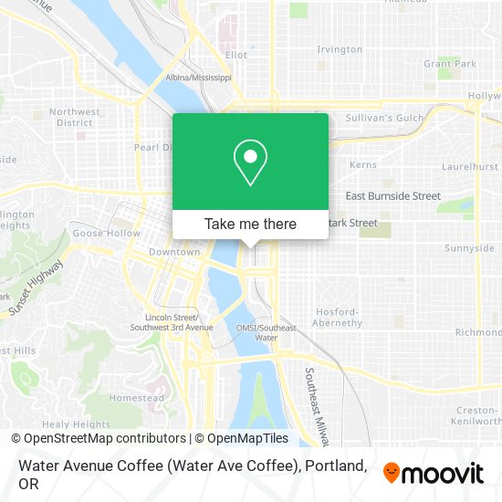 Mapa de Water Avenue Coffee (Water Ave Coffee)