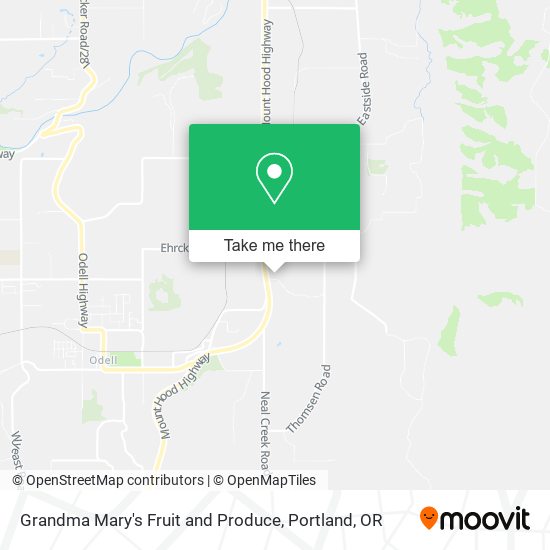 Grandma Mary's Fruit and Produce map