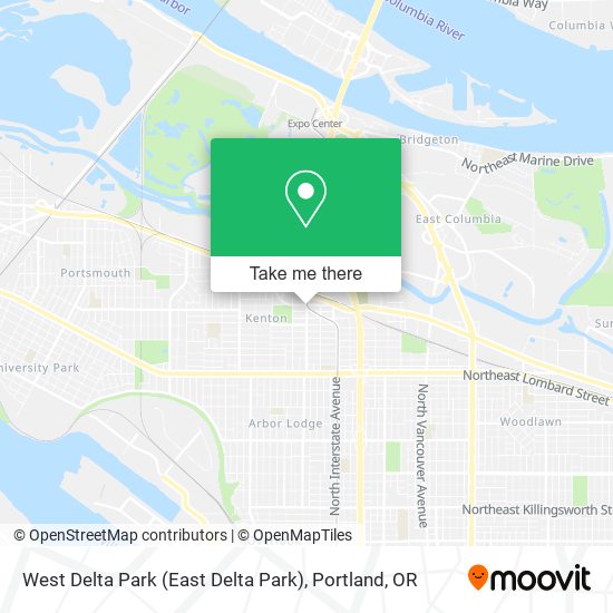 Mapa de West Delta Park (East Delta Park)