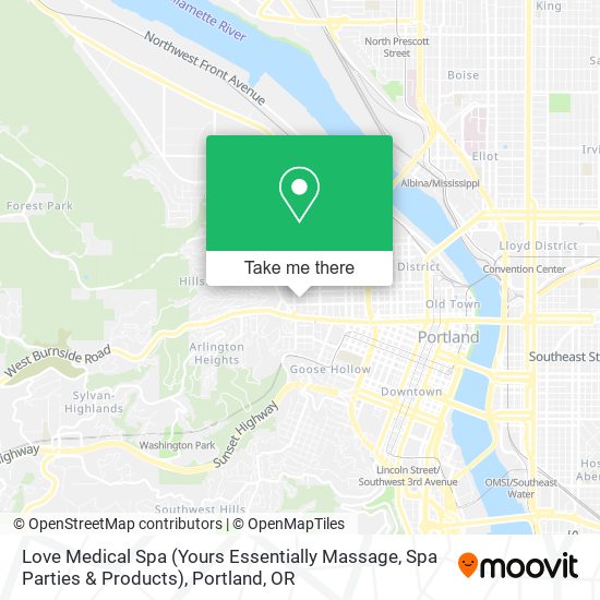 Mapa de Love Medical Spa (Yours Essentially Massage, Spa Parties & Products)