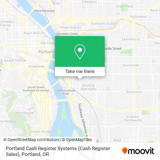 Mapa de Portland Cash Register Systems (Cash Register Sales)