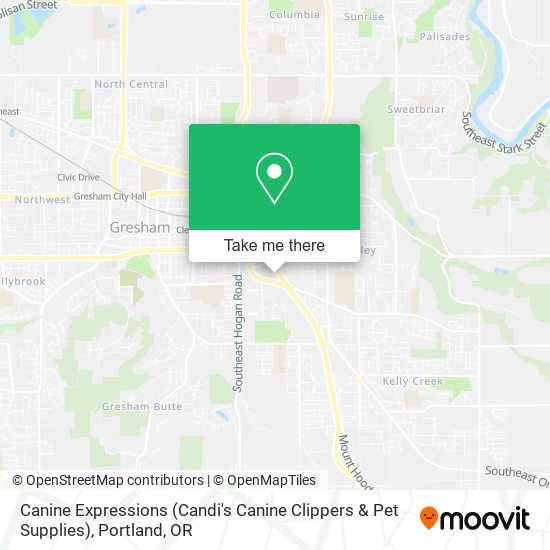 Canine Expressions (Candi's Canine Clippers & Pet Supplies) map