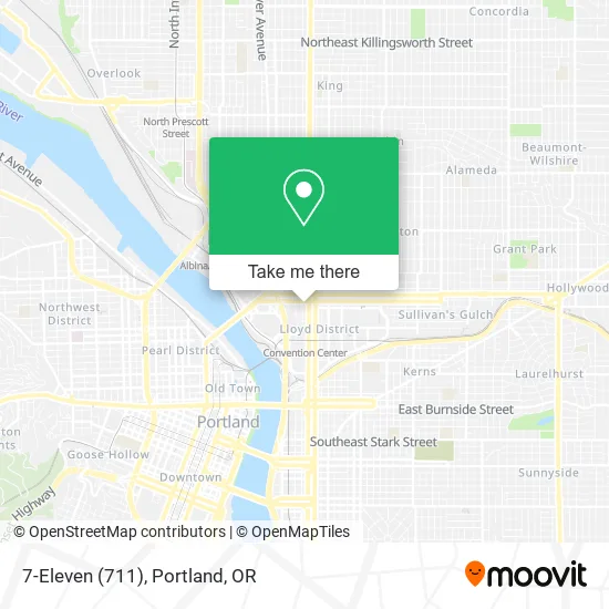 7-Eleven (711) map