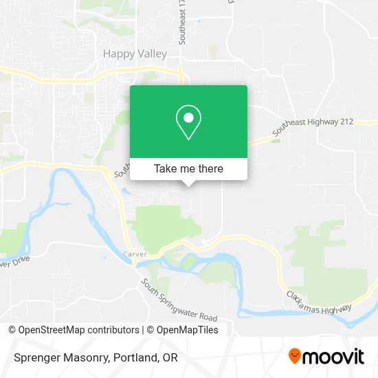 Sprenger Masonry map