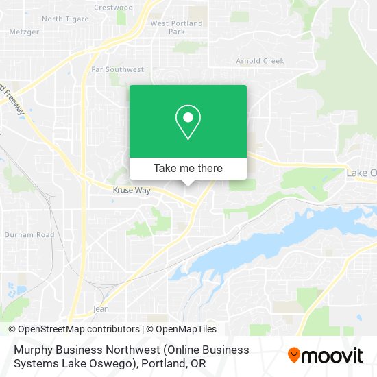 Murphy Business Northwest (Online Business Systems Lake Oswego) map